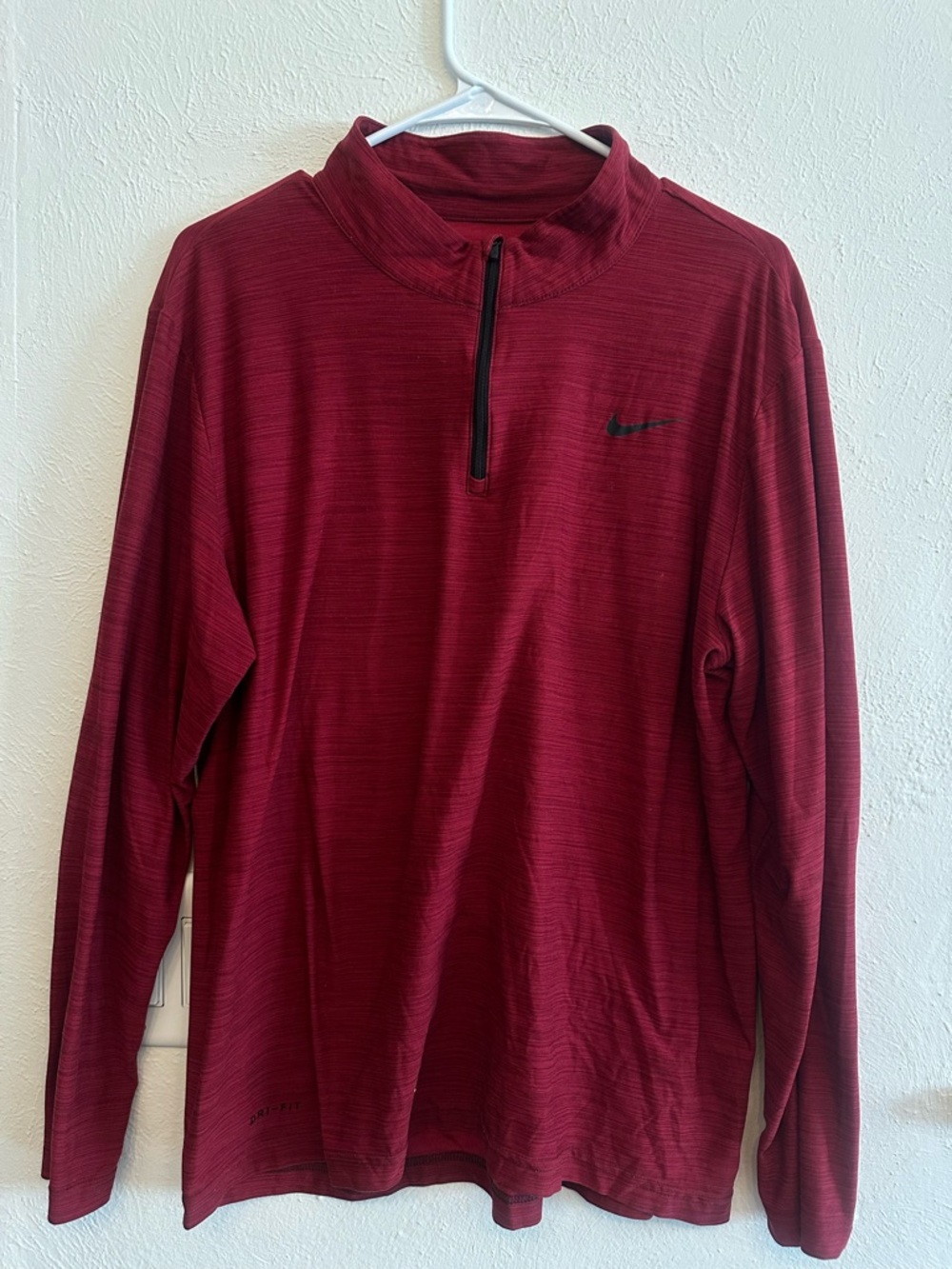 Nike Red Dri-FIT Athletic Pullover